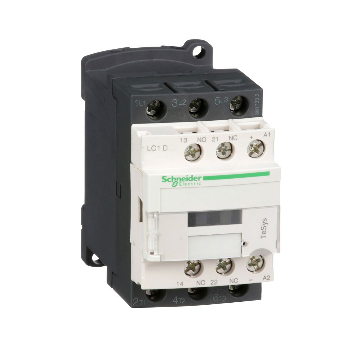 Schneider Electric Contactor, 24 V dc Coil, 3-Pole, 9 A, 5.5 kW, 3NO