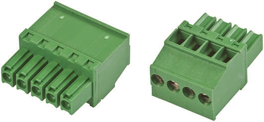 TE Connectivity, 3.5mm Pitch, 4 Way, Pluggable Terminal Block, Plug, Cable Mount, Screw Down Termination, 1986371-4
