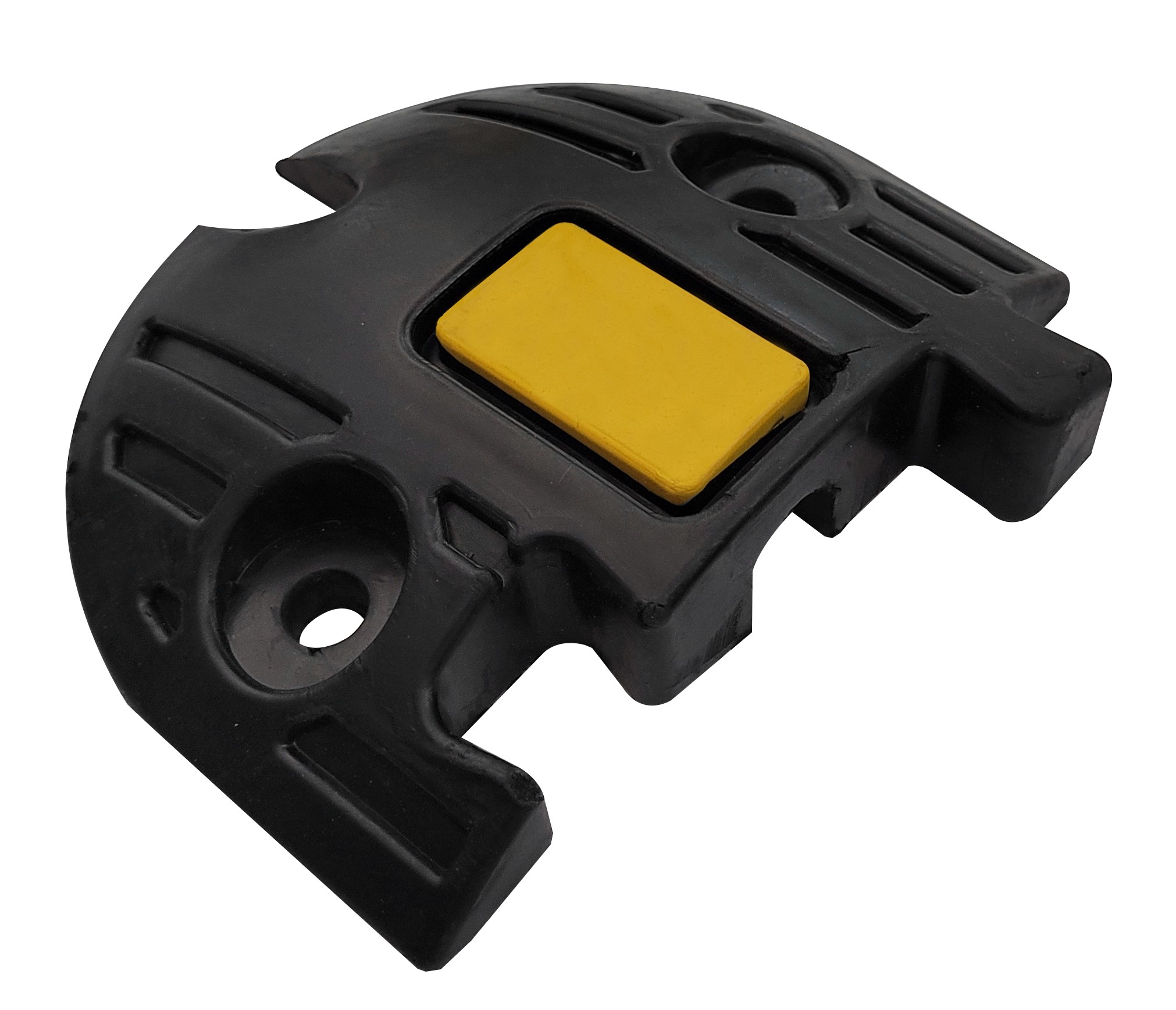RS PRO 150mm Black/Yellow Cable Cover in Rubber, 20mm Inside dia.