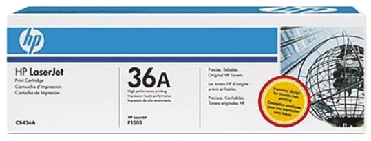 Hewlett Packard CB436A Black Toner Cartridge,  HP Compatible