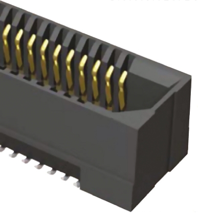 Samtec ERF8 Series Straight Surface Mount PCB Socket, 100-Contact, 2-Row, 0.8mm Pitch, Solder Termination