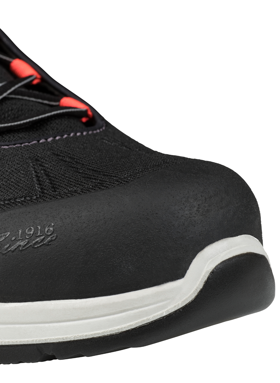 Jalas 7148 Unisex Black, Red, White Aluminium Toe Capped Safety Trainers, UK 11, EU 46
