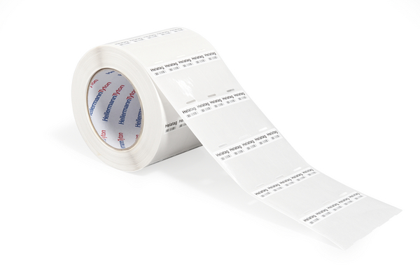HellermannTyton TAG22TD3 Self Adhesive Cable Label, Clear, White, Pre-printed "Ladder Style", 3.5 → 7.6mm Cable,