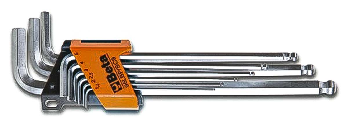 BETA 9 piece L Shape Metric Hex Key Set, 1.5mm