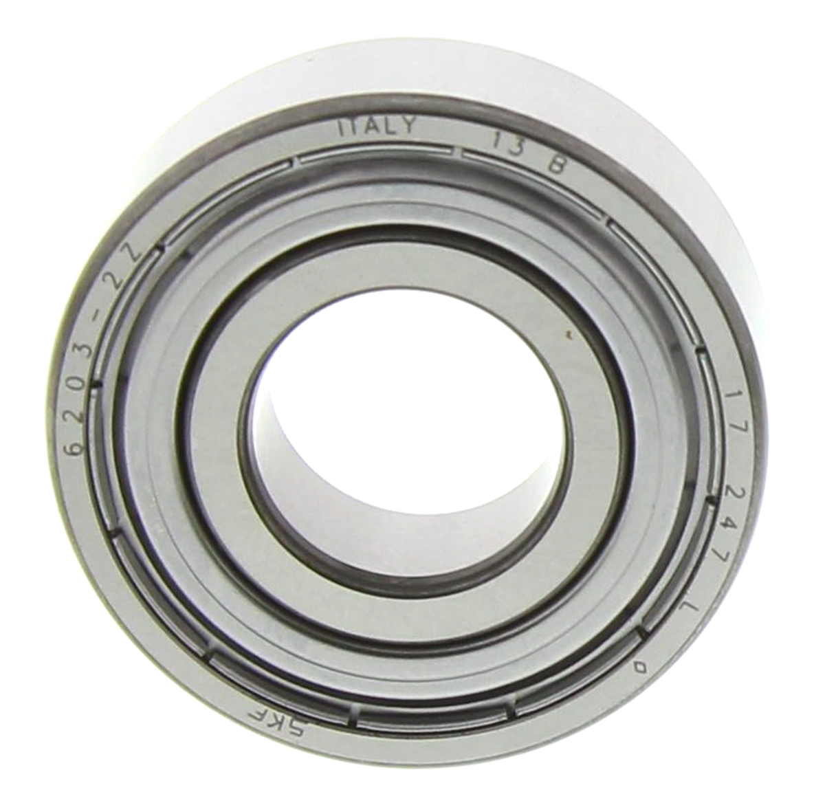 SKF 6203-2Z 1 Row Ball Bearing - 17 mm ID, 40 mm OD