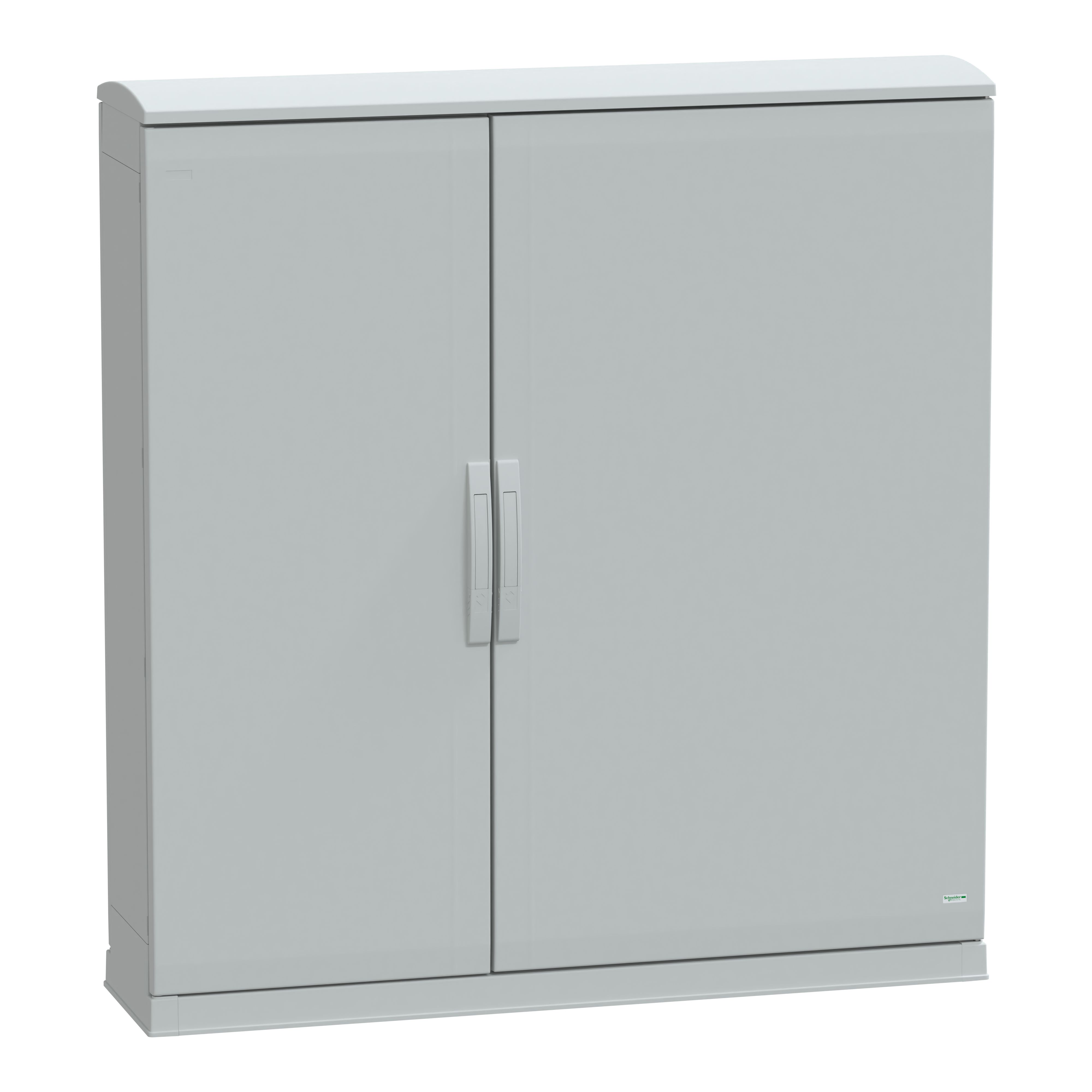 Schneider Electric PanelSeT Series Fibreglass Reinforced Polyester Double-Door-Door Floor Standing Enclosure, Opaque