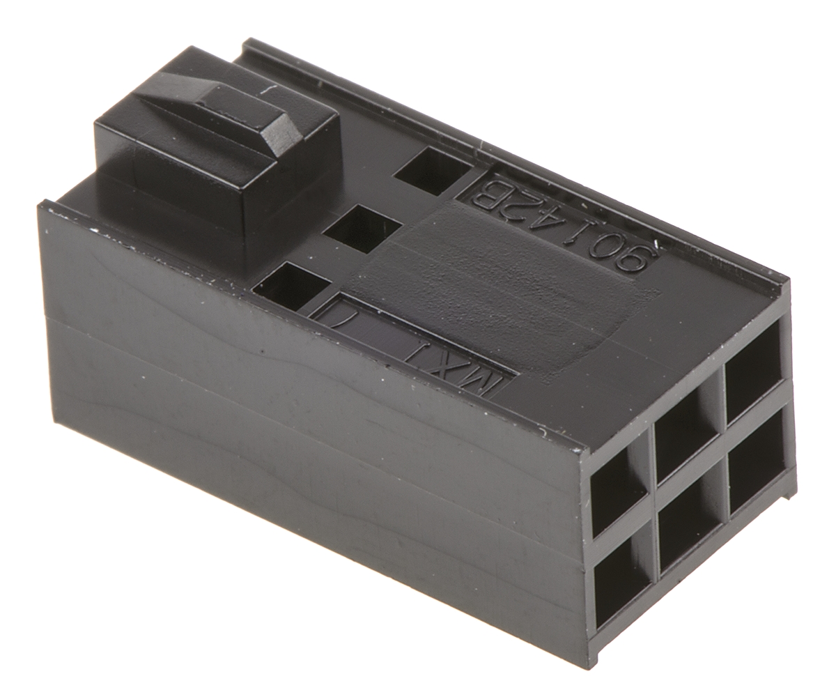 Molex, C-Grid III Female Connector Housing, 2.54mm Pitch, 6 Way, 2 Row