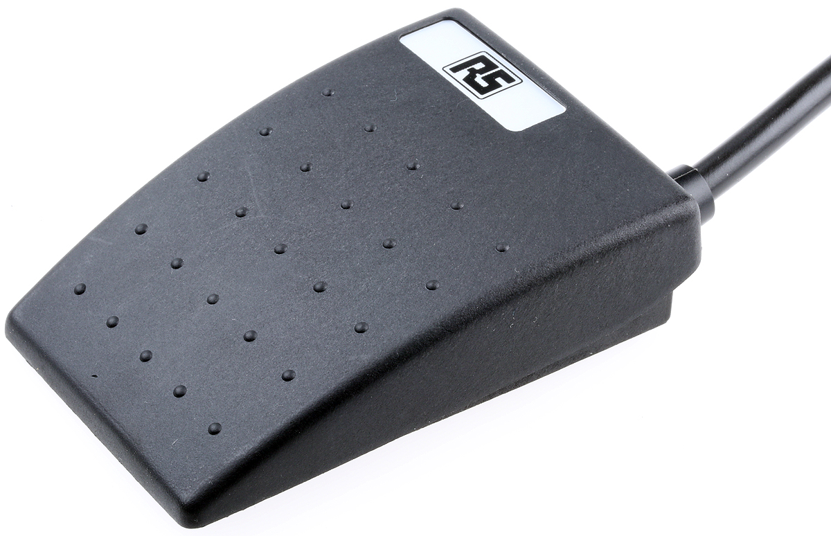 Herga General Purpose Momentary Foot Switch - Thermoplastic Case Material, SPDT, 3 A@ 250 V ac Contact Current, 250V