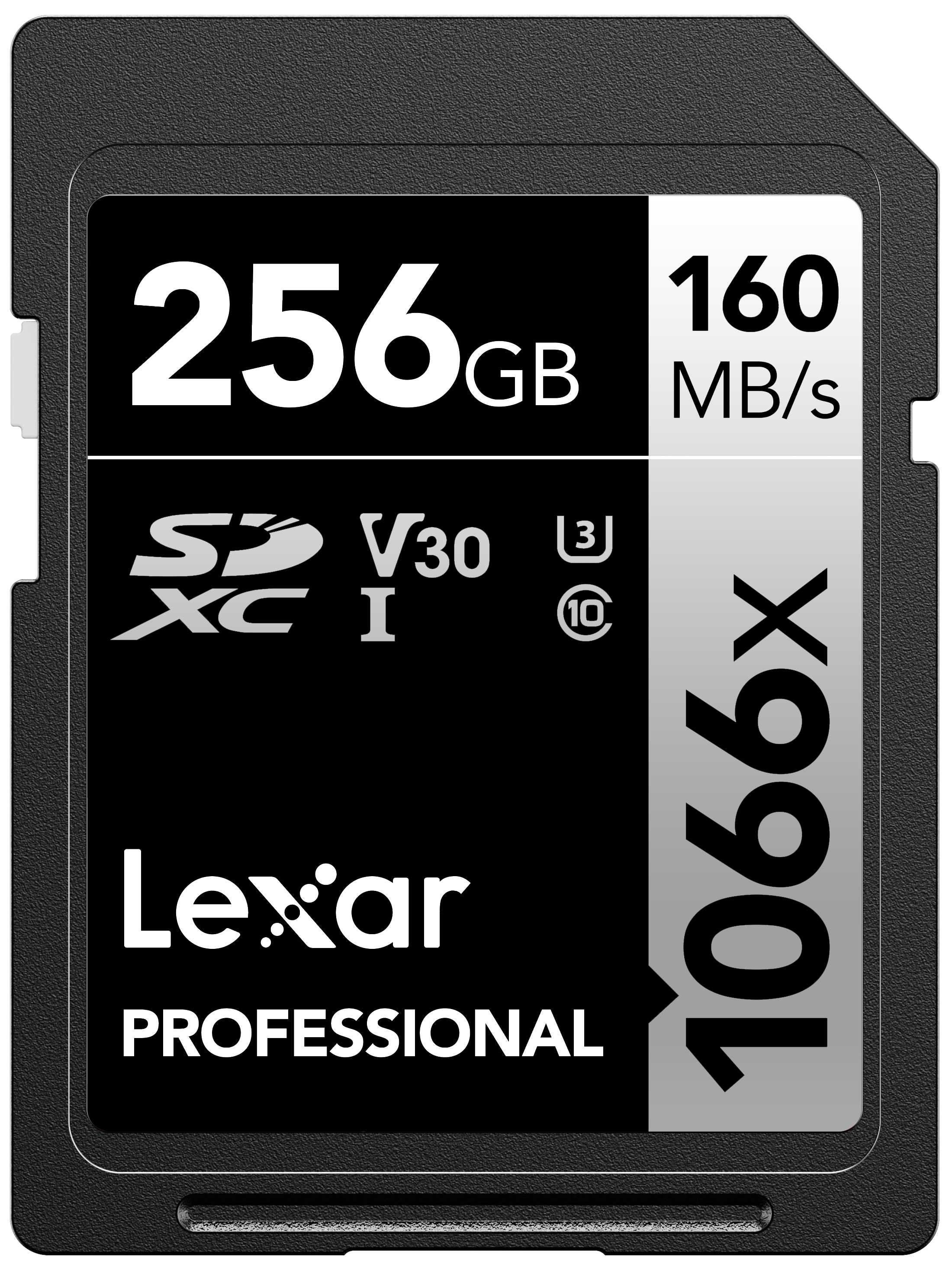 Lexar 256 GB SDXC SD Card, Class 10
