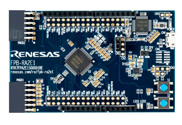 Renesas Electronics FPB-RA2E1 ARM Cortex Prototyping Board RTK7FPA2E1S00001BE