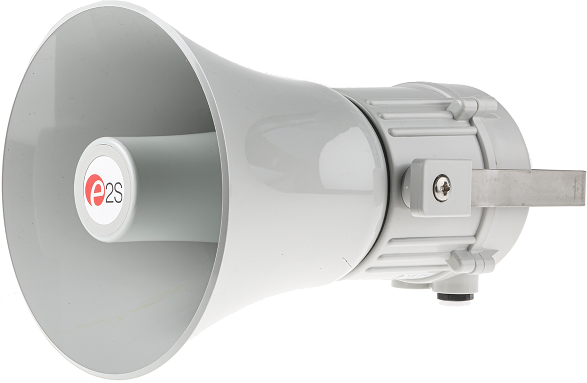 e2s MA121F Series Surface Mount Electronic Sounder, 10 → 30 V dc, 126dB at 1 m, IP67, DC, 32-Tone