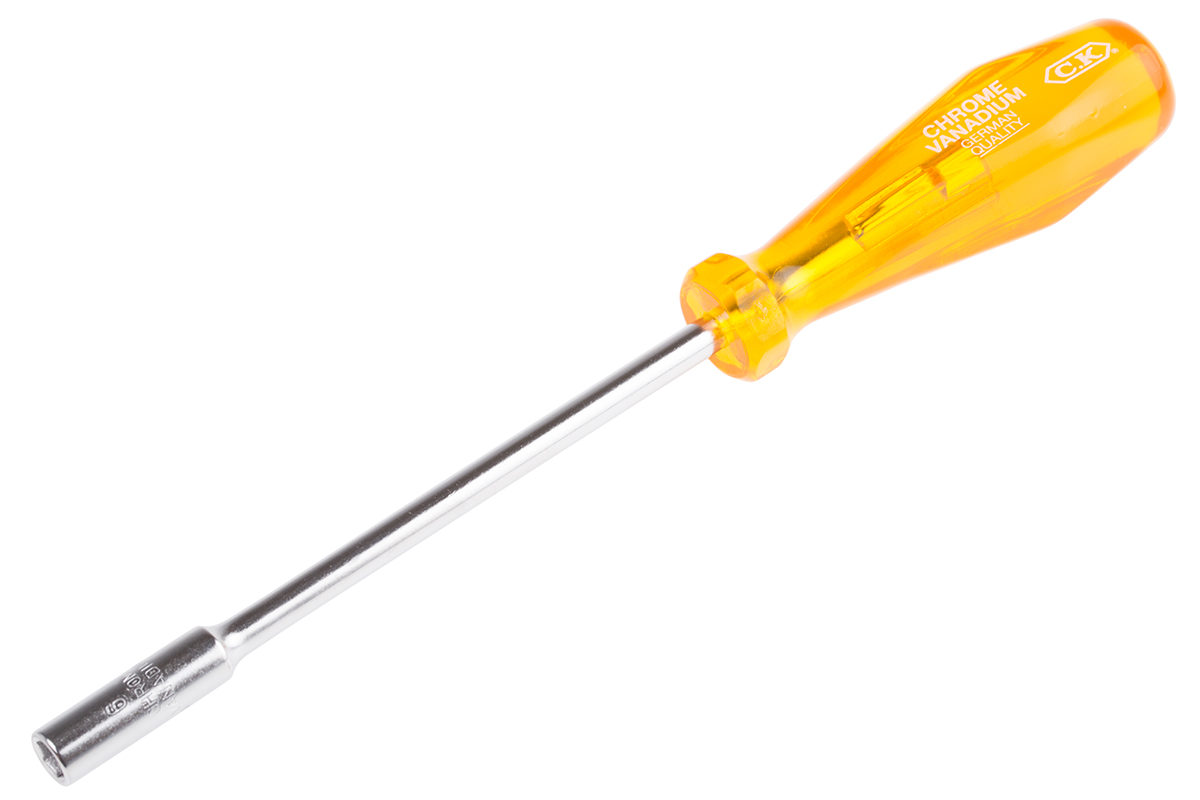 CK Hexagon Nut Driver, 6 mm Tip, 215 mm Blade