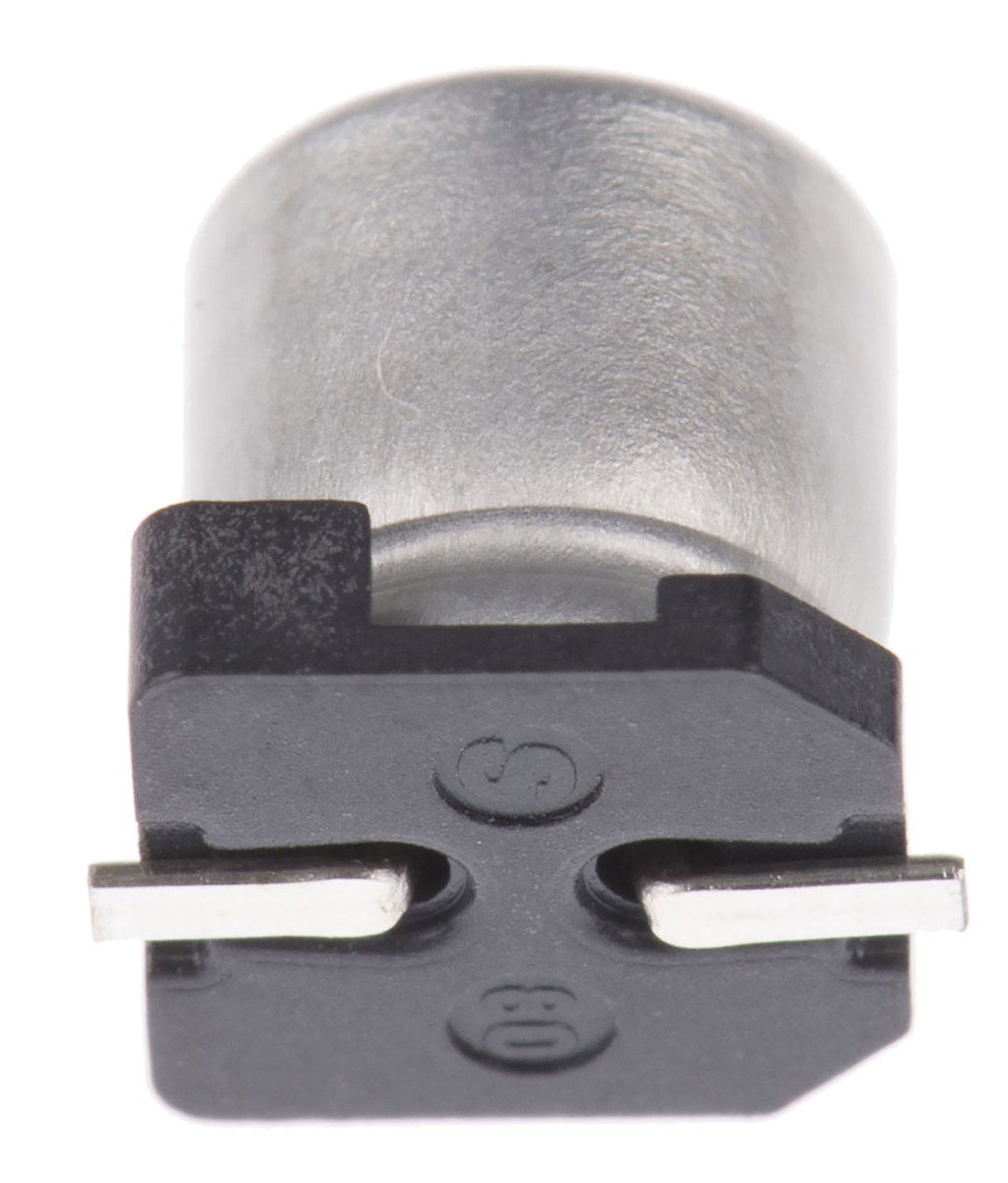 Panasonic 10μF Surface Mount Polymer Capacitor, 20V dc