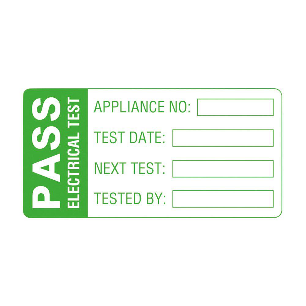 Martindale PAT Testing Label, For Use With PAT 32