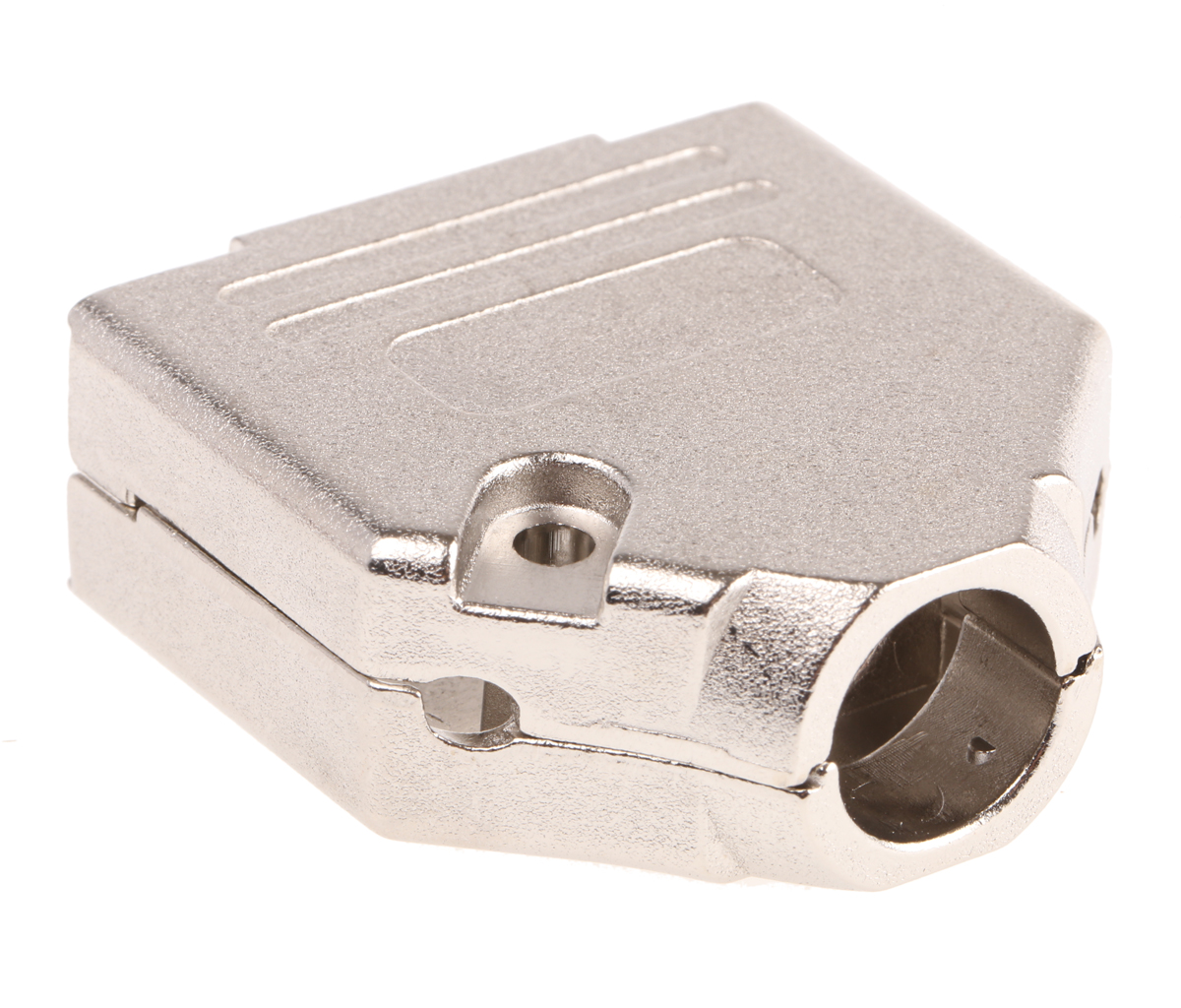 MH Connectors MHDTZK-RA Series Zinc D Sub Backshell, 15 Way, Strain Relief
