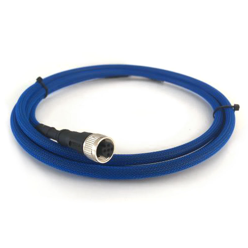 Hauber Elektronik M12 4-pin Sensor Cable, 10m Cable Length for Use with HE100.02 Ex