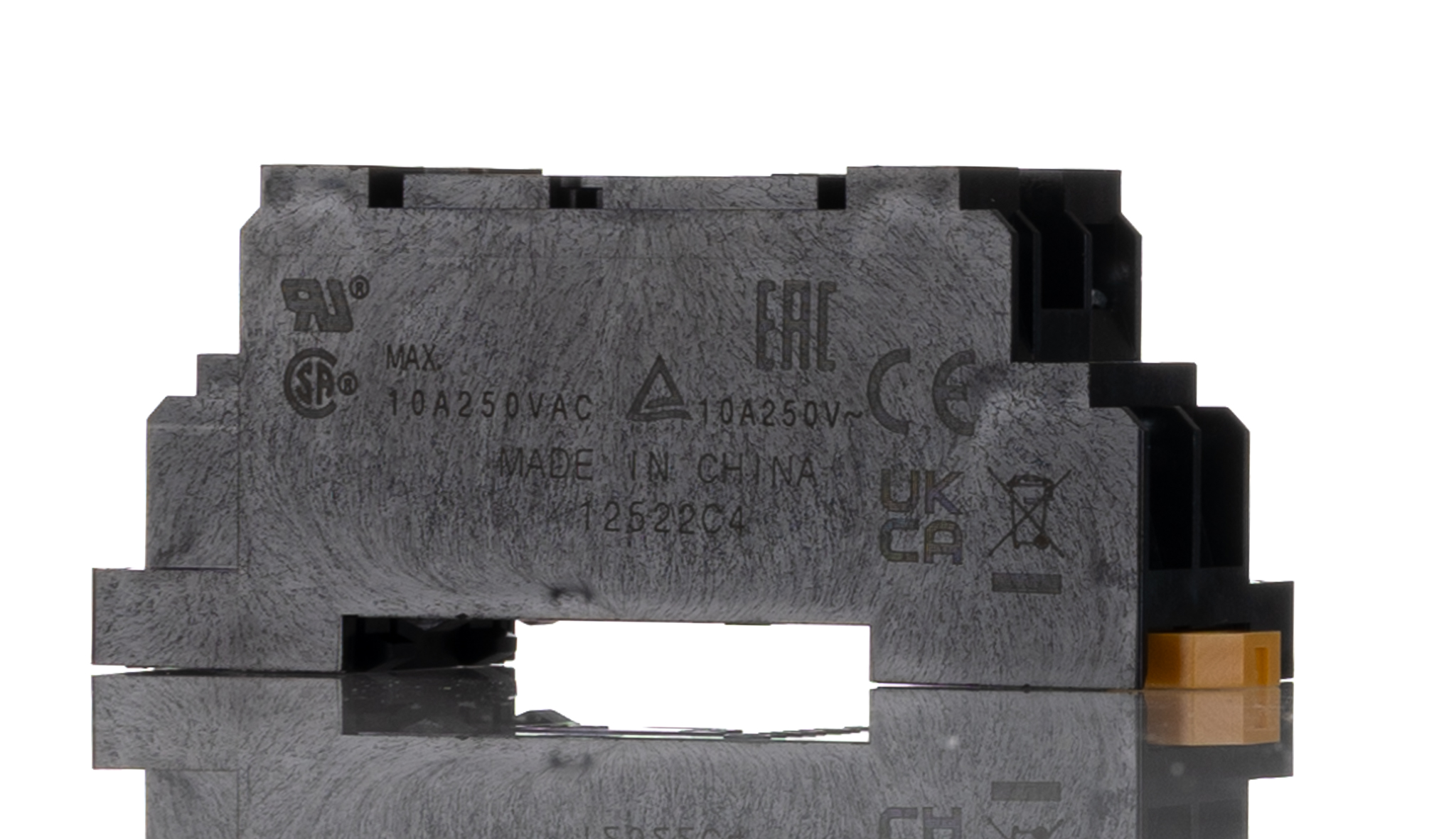 Omron MY2 8 Pin 250V ac DIN Rail Relay Socket, for use with Miniature Power Relays