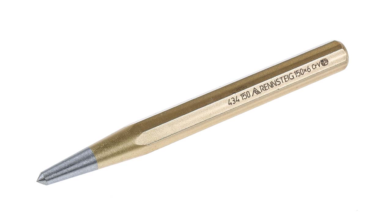 RS PRO 1-Piece Punch, Centre Punch, 14mm Shank, 150mm Overall