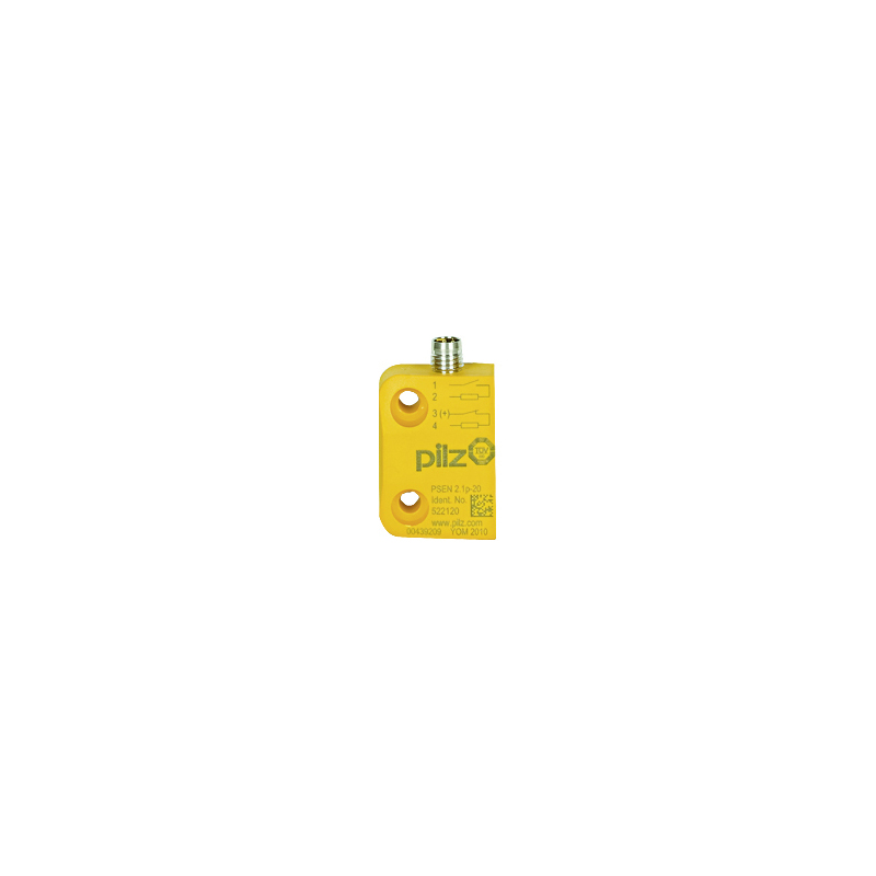 Pilz 506 Series Magnetic Non-Contact Safety Switch, 24V dc, Polybutylene Terephthalate Housing, M8