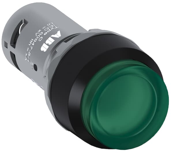 ABB CP4 Series Illuminated Push Button Complete Unit, 22.5mm Cutout, SPST
