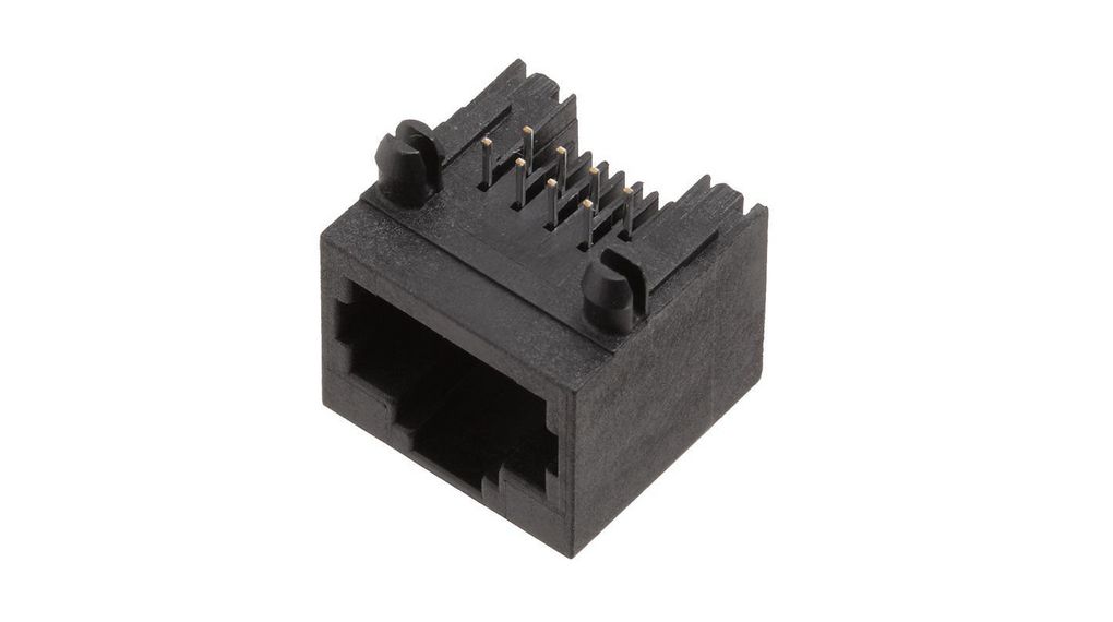 Encitech Connectors 3260 8 Way Right Angle D-sub Connector Plug, with PCB