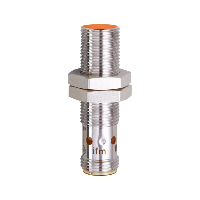 ifm electronic Inductive Threaded Barrel Proximity Sensor, M12, 4 mm Detection, NPN NO, 10 → 30 V dc