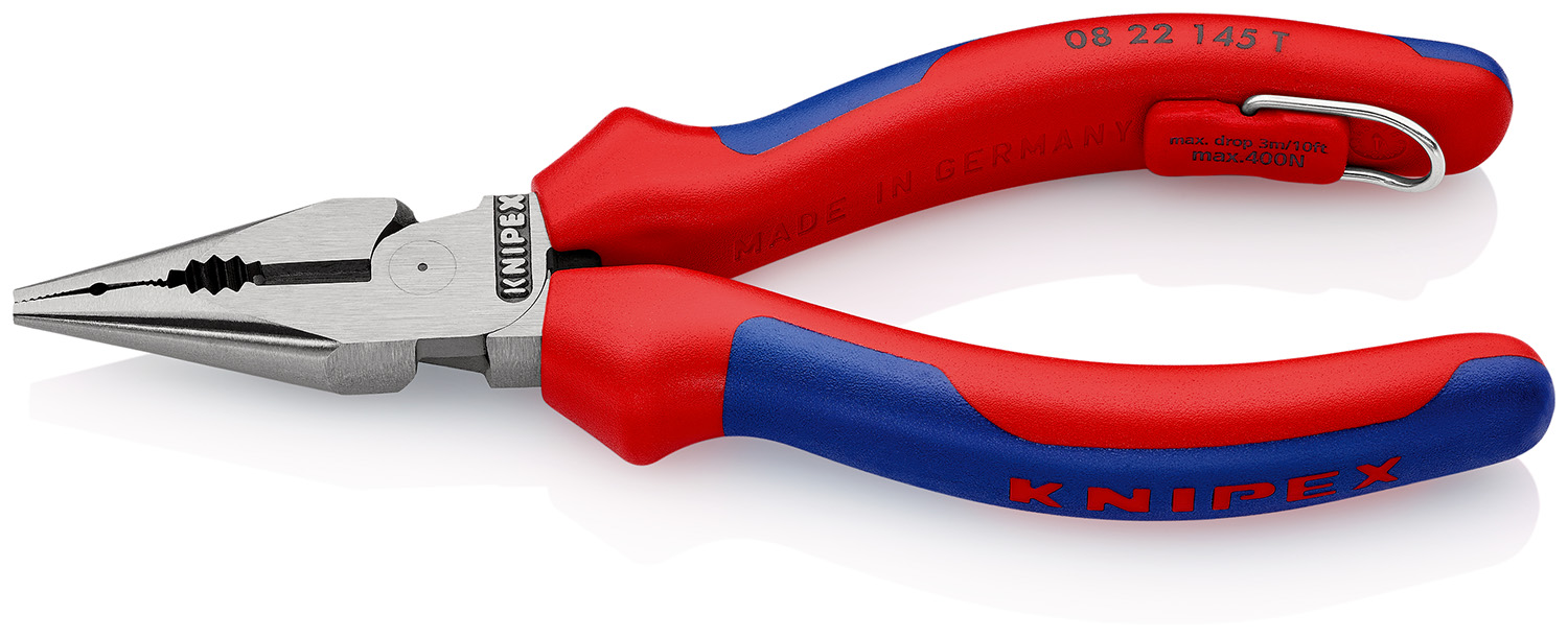 Knipex Combination Pliers, 145 mm Overall, Straight Tip