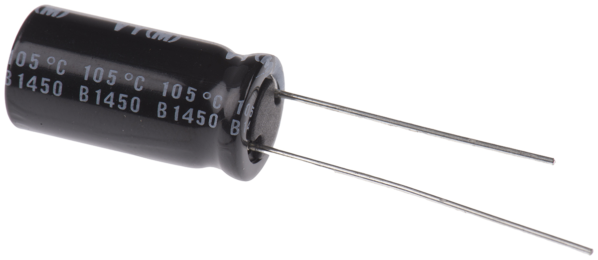 Nichicon 3300μF Aluminium Electrolytic Capacitor 6.3V dc, Radial, Through Hole - UVY0J332MPD