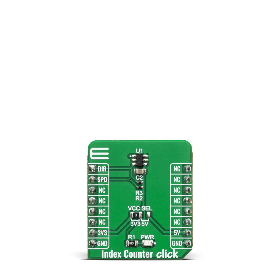 MikroElektronika Index Counter Click Hall Effect Sensor MikroBus Click Board for TLE4966K