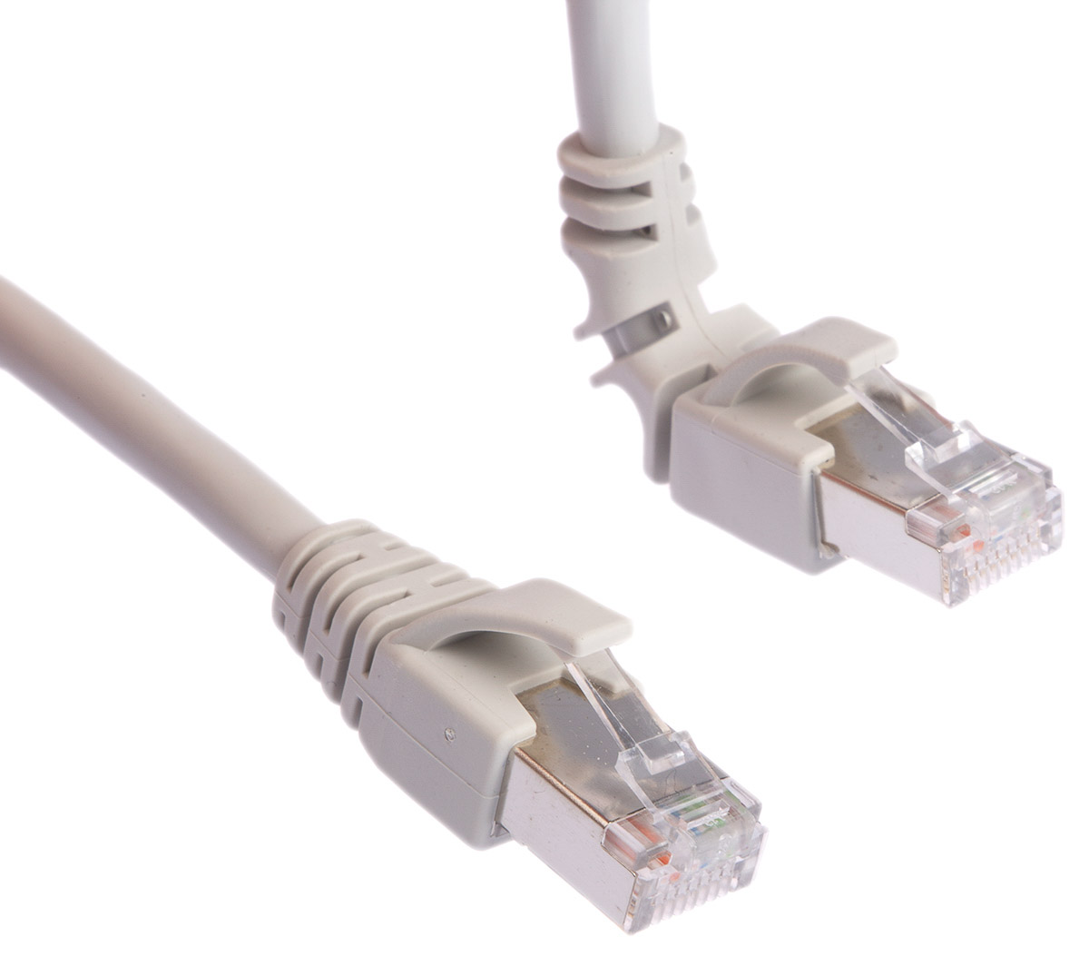 Weidmuller, 2m Cat6, Grey RJ45 to Male RJ45 Male, S/FTP Shielded, Terminated LSZH Sheath