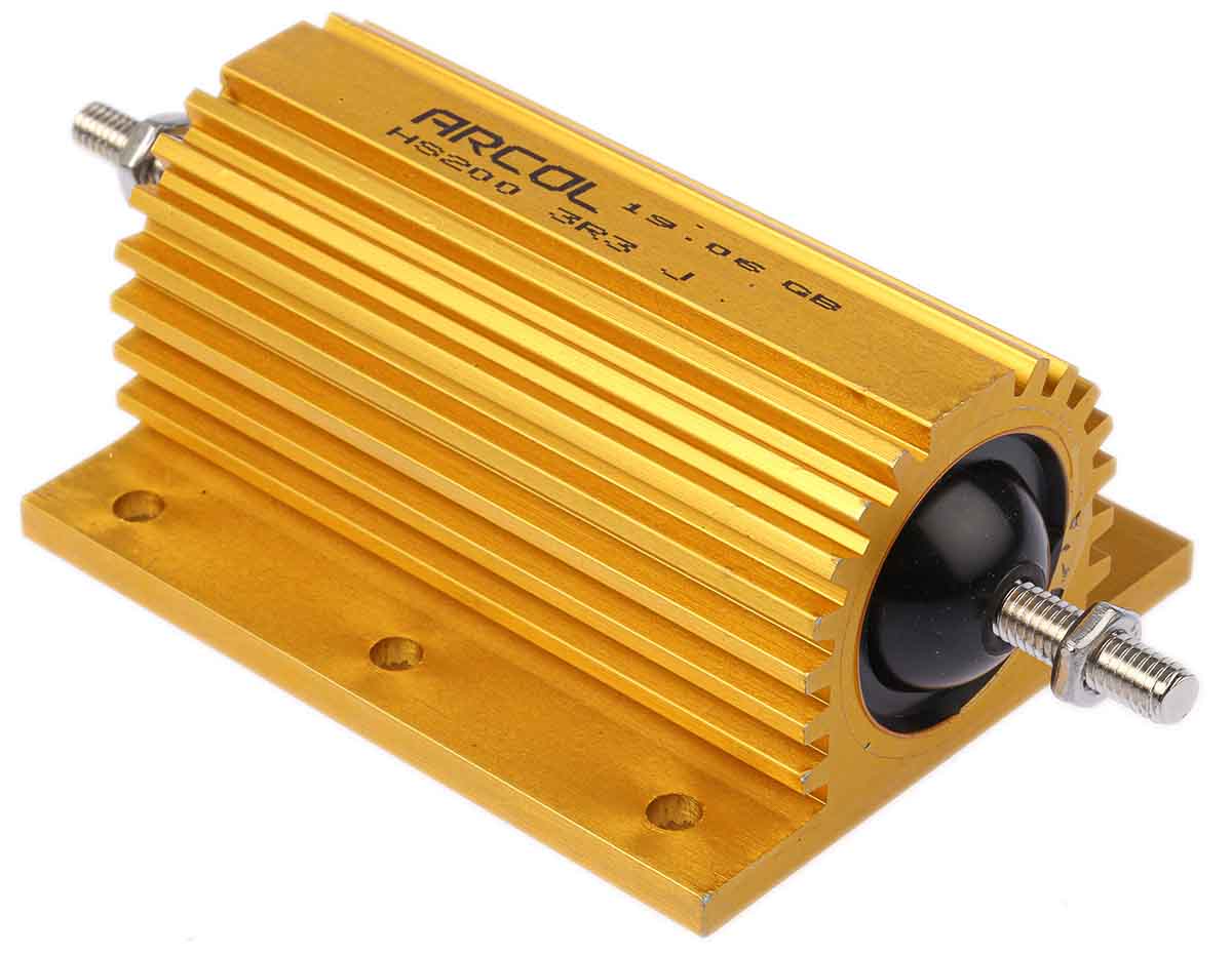 Arcol, 3.3Ω 200W Wire Wound Chassis Mount Resistor HS200 3R3 J ±5%