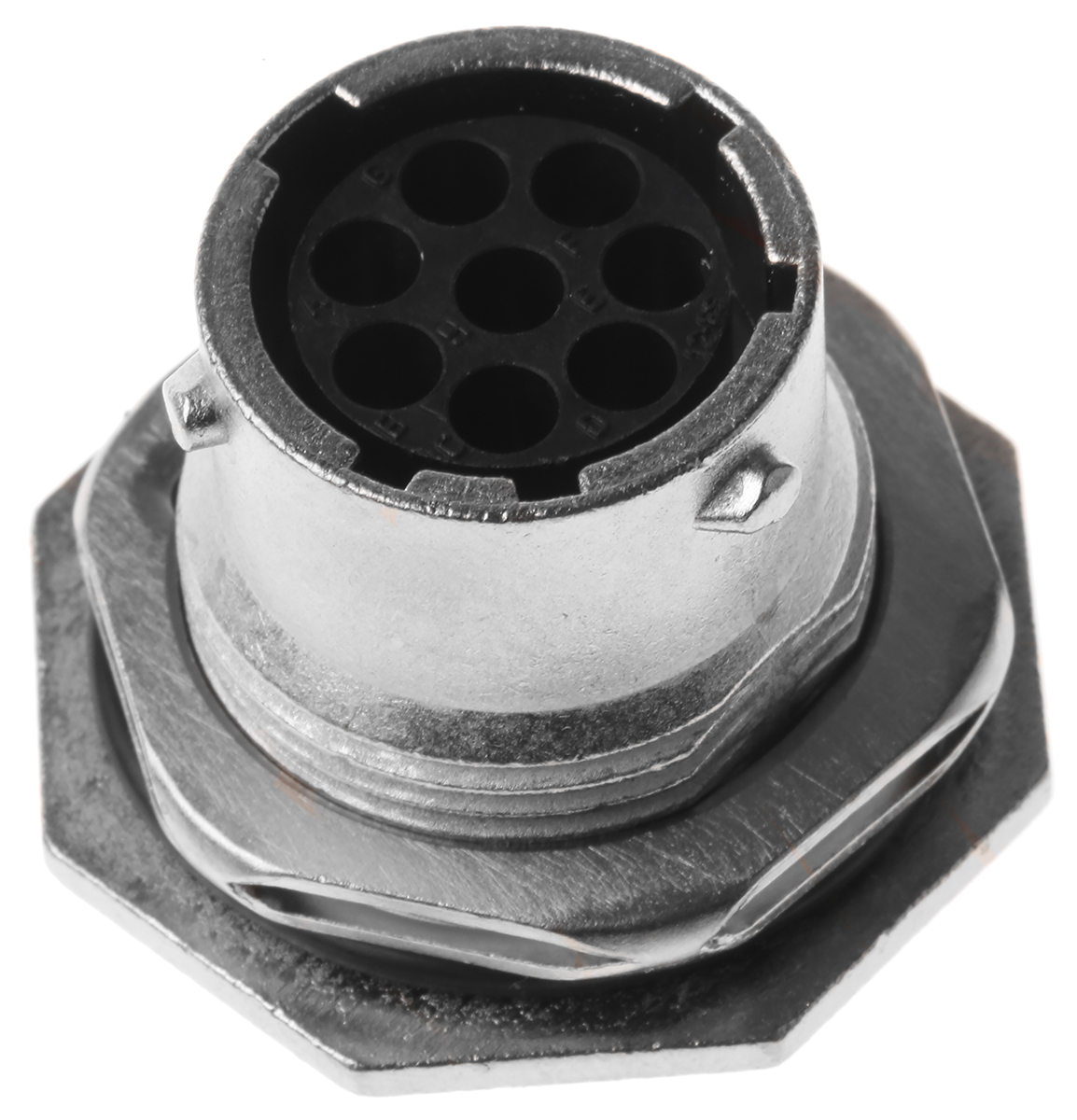 Souriau Sunbank by Eaton, UTO 8 Way Panel Mount MIL Spec Circular Connector Receptacle, Socket Contacts,Shell Size 12,