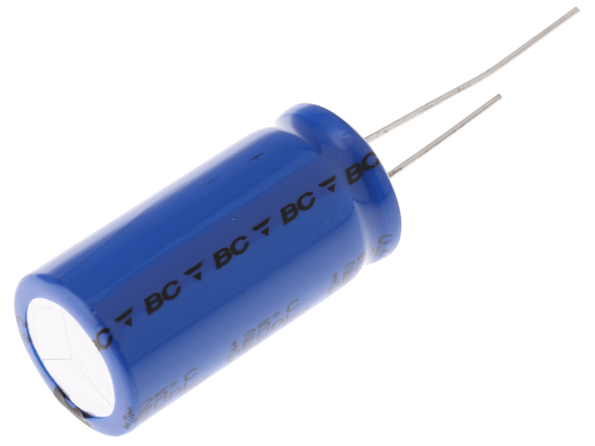 Vishay 2200μF Aluminium Electrolytic Capacitor 50V dc, Radial, Through Hole - MAL214651222E3