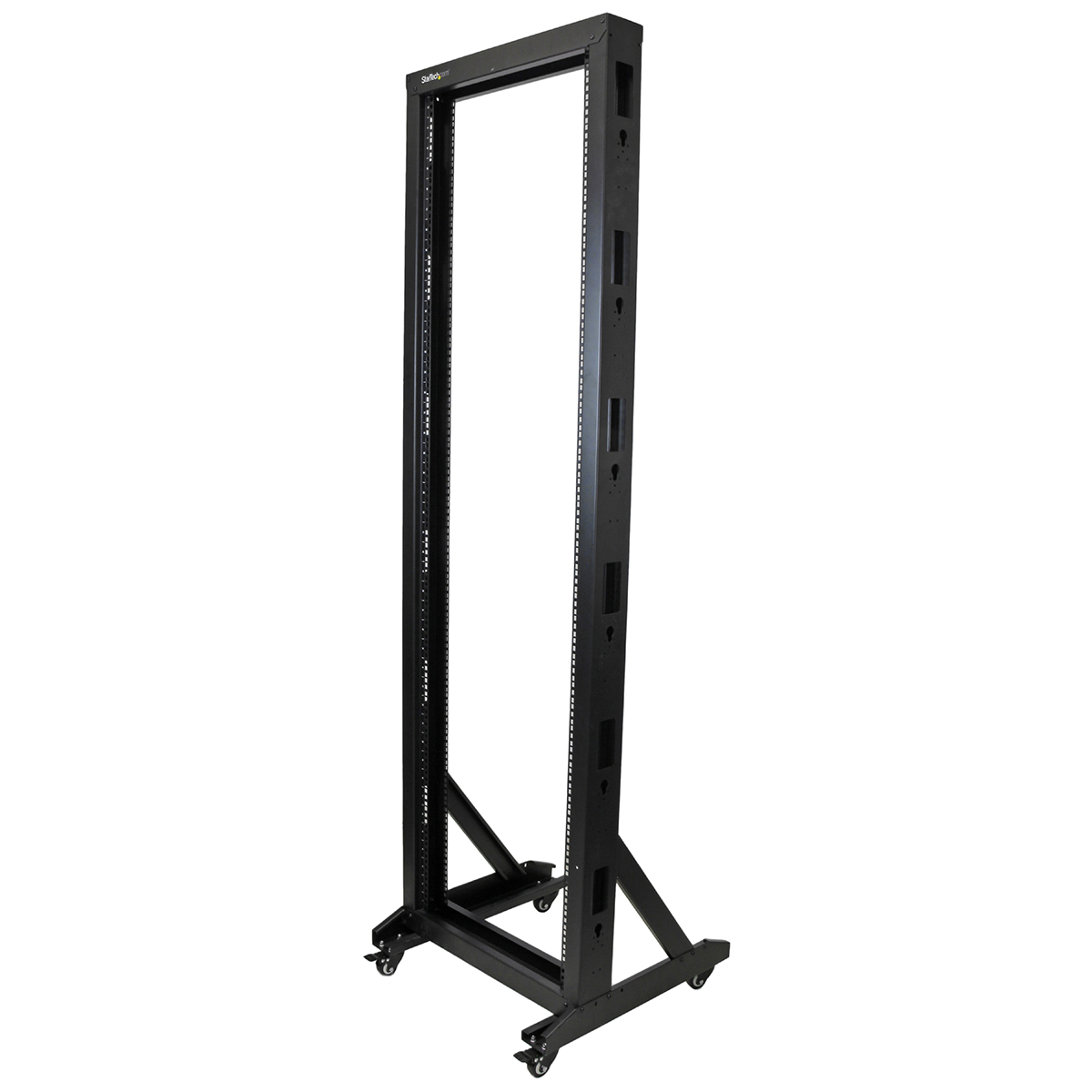 StarTech.com Black 42U Steel Server Rack , with 2-Post Frame