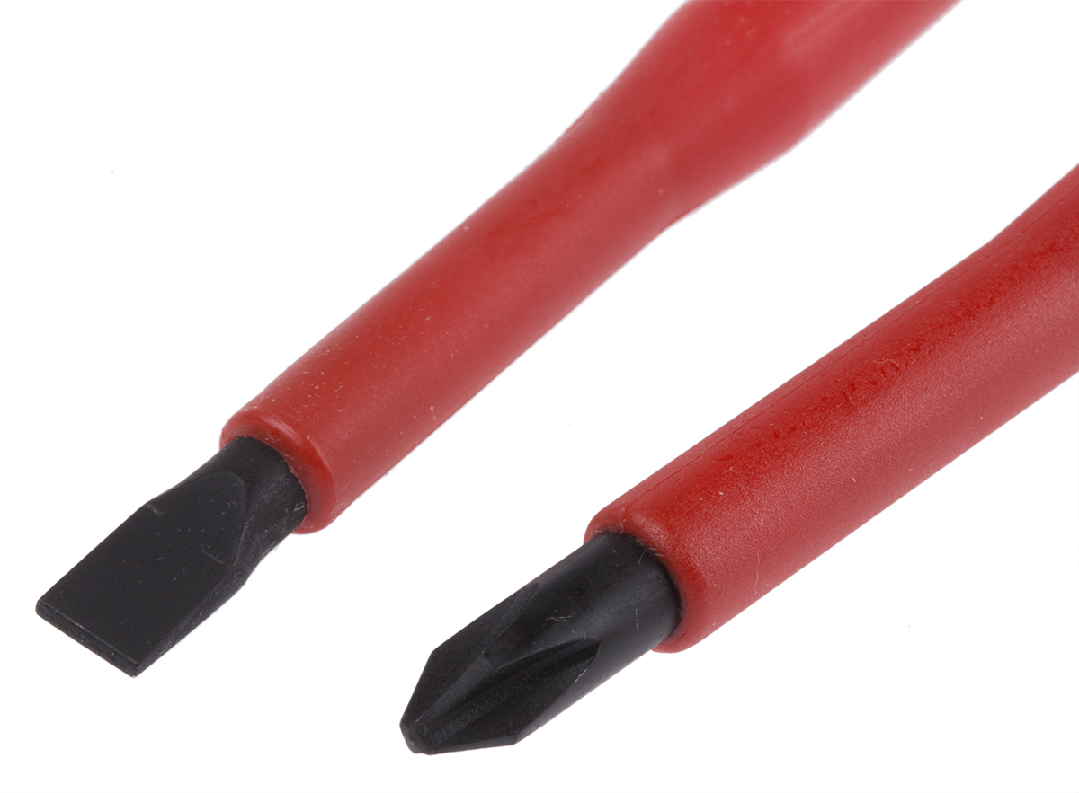 RS PRO Phillips; Slotted Insulated Screwdriver Set, 7-Piece