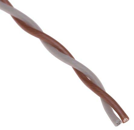 RS PRO Type T Thermocouple Cable/Wire, 25m, Unscreened, PFA Insulation, +260°C Max, 7/0.2mm