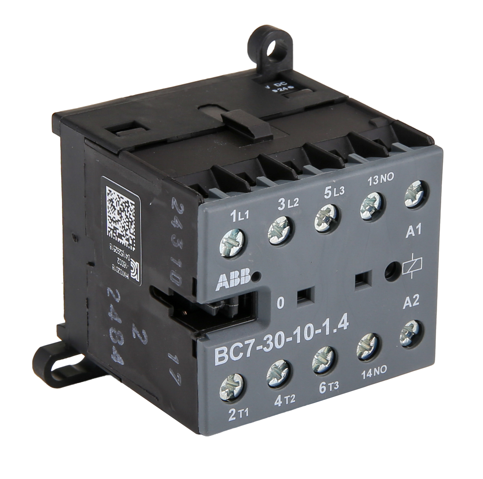ABB BC7-30-10-1.4W GJL Contactor, 24 V Coil, 3-Pole, 20 A, 5.5 kW, 3NO