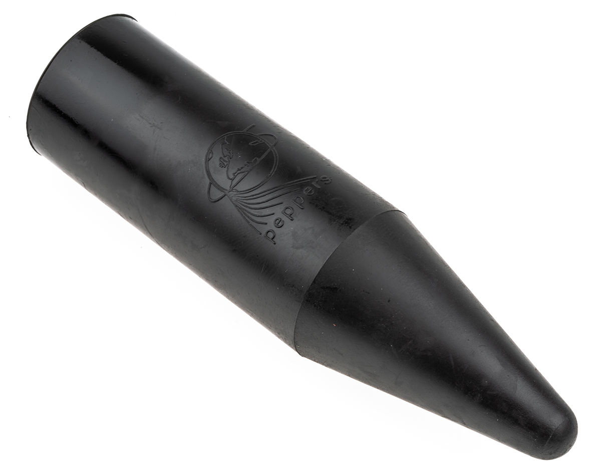 Black Brass Cable Gland, M20 Thread, 15.5mm min., 21.1mm max., IP66