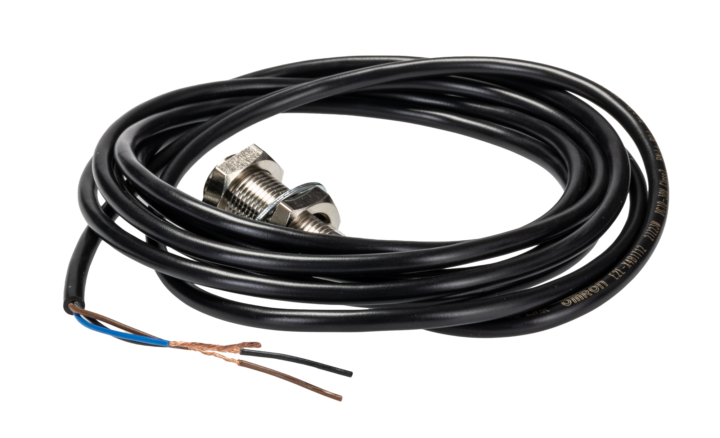 Omron Inductive Threaded Barrel Proximity Sensor, M12, 4 mm Detection, PNP NO, 10 → 30 V dc