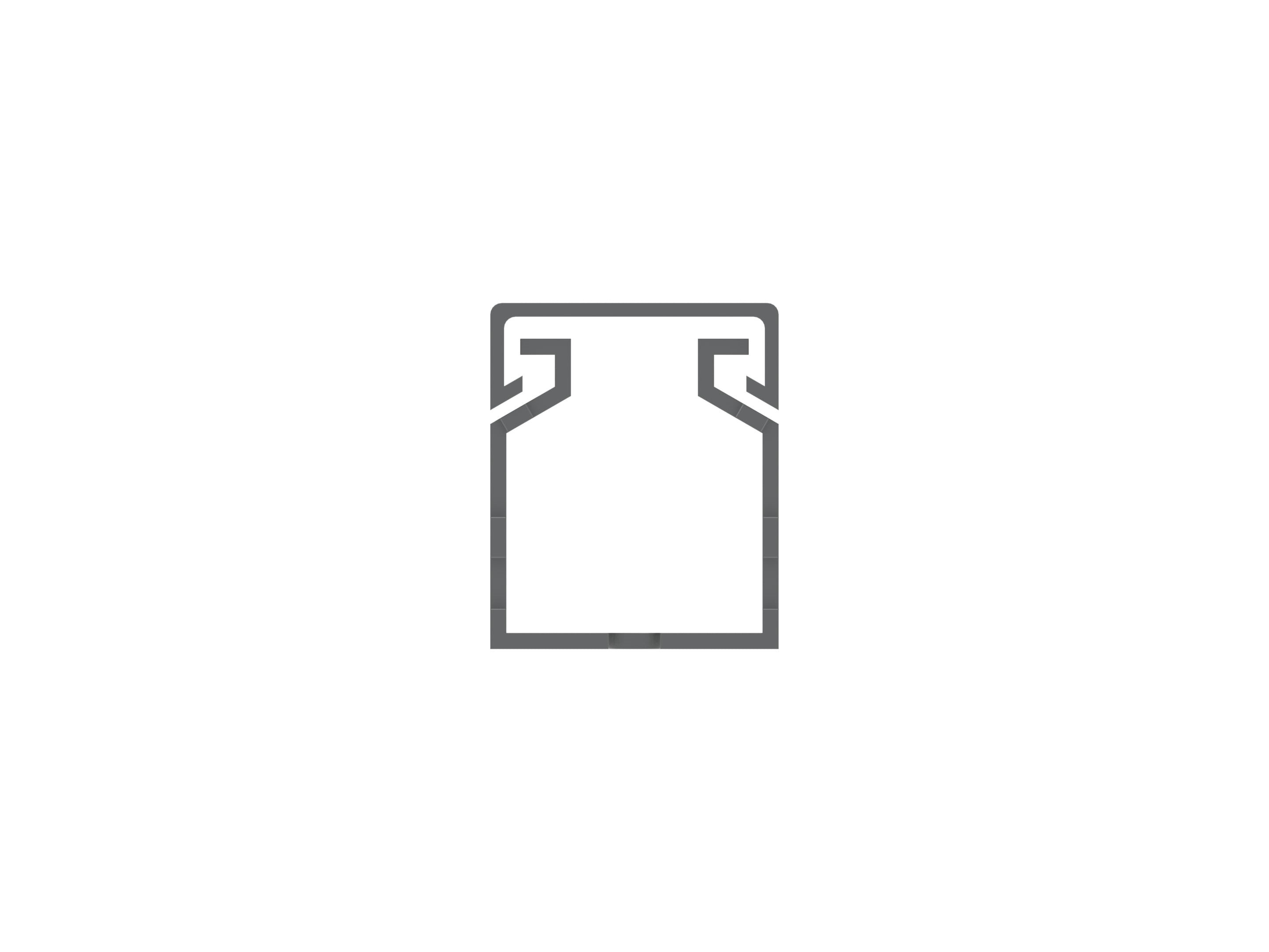 PVC Cable Trunking Accessory, 25 x 30mm