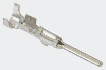 TE Connectivity MINI-MIC Series Male Crimp Terminal, 17AWG Min, 15AWG Max