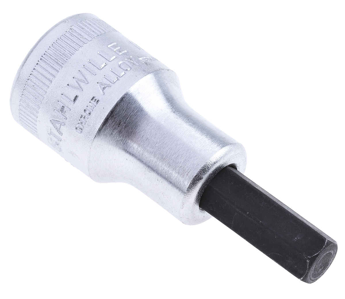 STAHLWILLE 1/2 in Drive Bit Socket, Hex Bit, 8mm, 60 mm Overall Length