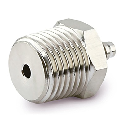 SMC M Series Barb Fitting, 4 mm to R 1/8, Threaded-to-Tube Connection Style, M-01AU-4