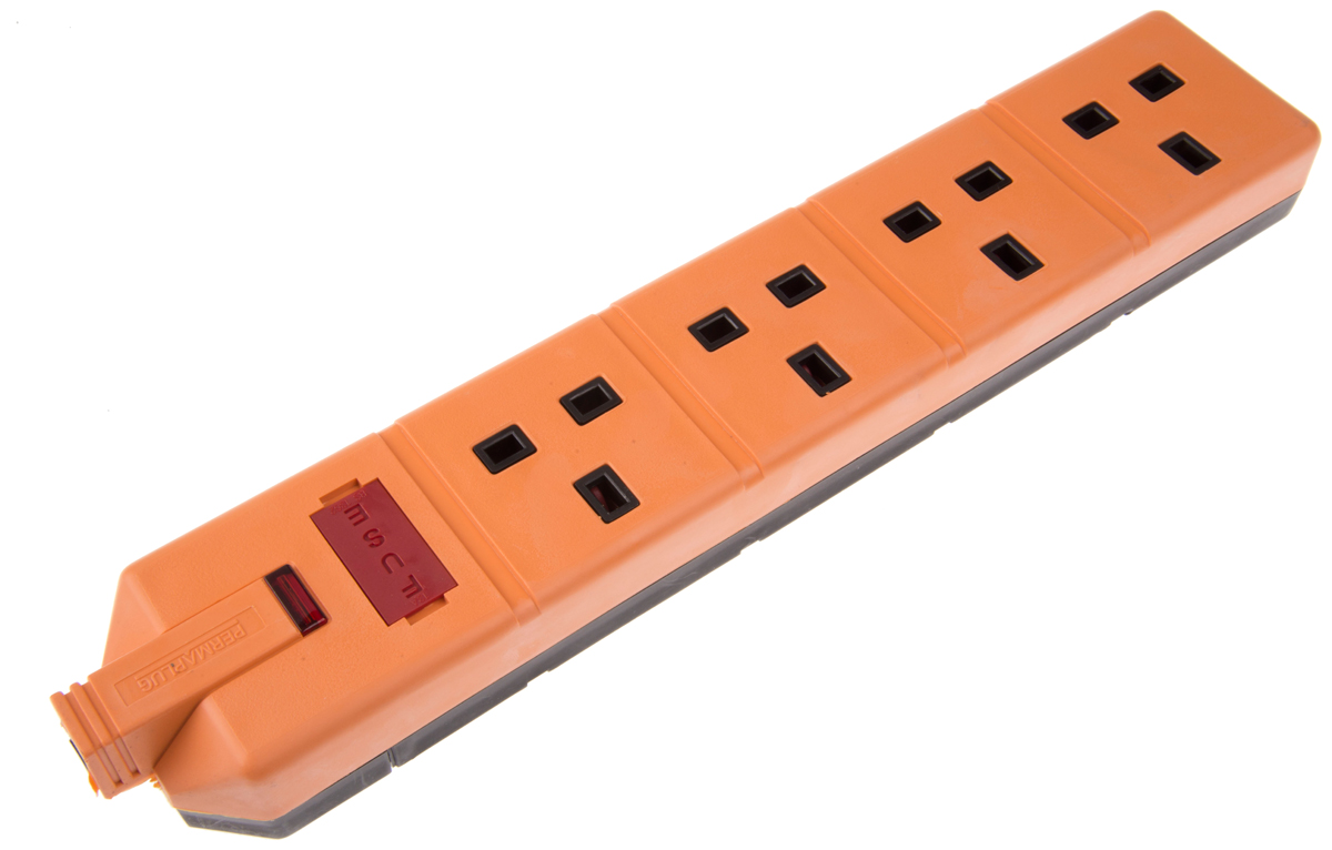 RS PRO 4 Socket Type G - British Trailing Socket, 240 V