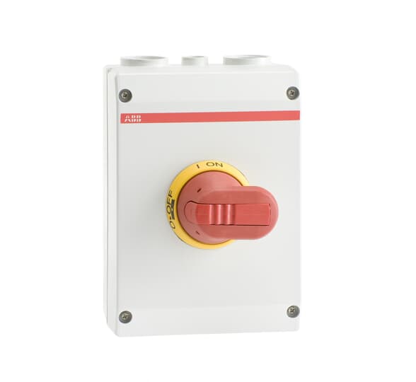 ABB 6P Pole Screw Mount Switch Disconnector - 63A Maximum Current, 37kW Power Rating, IP65