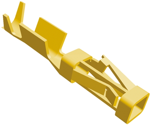 TE Connectivity AMPMODU Short Point Series Female Crimp Terminal, 24AWG Min, 20AWG Max