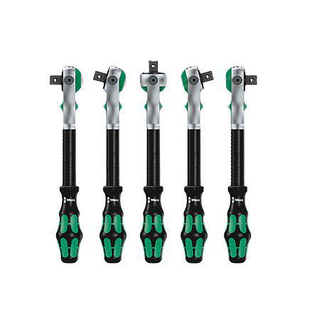 Wera 28-Piece Metric 1/2 in Standard Socket/Bit Set with Ratchet, 6 point; Hex Bit; Phillips Bit; Pozidriv Bit; Torx Bit