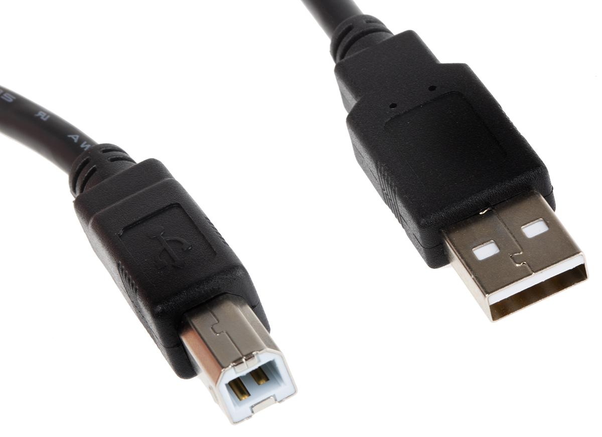 Roline USB 2.0, Male USB B to Male USB A, 1.8m
