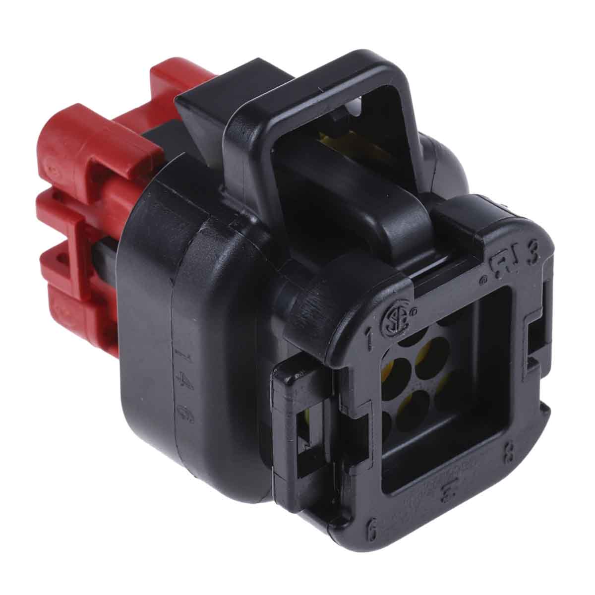 TE Connectivity, AMPSEAL Automotive Connector Plug Black 8 Way 776286-1
