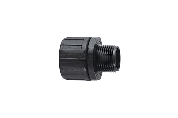 HellermannTyton GH Series Black Polyamide Cable Conduit Fitting, M12 Thread